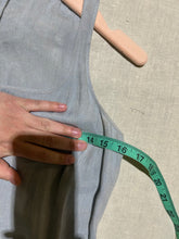 Load image into Gallery viewer, Vintage Emporio Armani linen/Cotton Baby Blue Maxi Dress Size M
