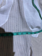 Load image into Gallery viewer, Linen Pinstripe T-Shirt Shift Dress Size L
