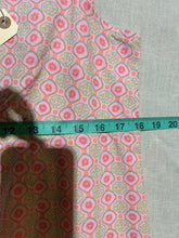 Load image into Gallery viewer, Vintage Fresh Produce Patterned Sleeves Pink Shirt Dress Size M

