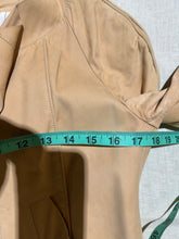 Load image into Gallery viewer, Zenobia Faux Suede Beige Cropped Jacket Size S
