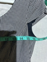 Load image into Gallery viewer, Versace Plaid Scoop Neck Dress Size M
