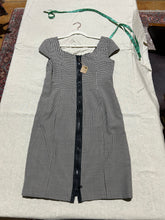 Load image into Gallery viewer, Versace Plaid Scoop Neck Dress Size M
