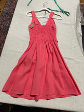 Load image into Gallery viewer, Vintage Pink Linen Sundress with Belt Size M
