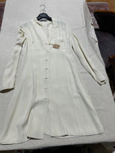 Load image into Gallery viewer, Vintage Emporio Armani Cream Shirt Dress Size M
