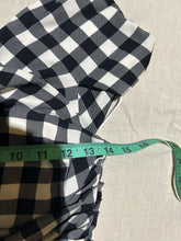Load image into Gallery viewer, RARE Dolce and Gabbana Plaid Ruched Dress Size S/M
