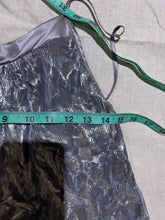 Load image into Gallery viewer, Poleci Painted Silver Mini Dress Size S

