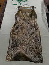Load image into Gallery viewer, Michael Kors Gold Dress Size M
