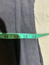 Load image into Gallery viewer, Simple Black Linen Asymmetrical Maxi Dress Size M
