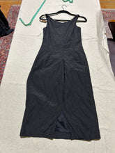 Load image into Gallery viewer, Zenobia Black Midi Dress Size S
