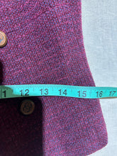 Load image into Gallery viewer, RARE Vintage Authenic Chanel Wine Coat Size S/M

