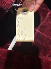 Load image into Gallery viewer, Vintage Burgundy Real Shearling Jacket Size M
