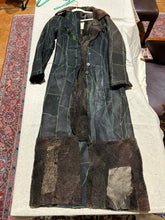 Load image into Gallery viewer, Sheri Bodell 100% Sheepskin Contrast Stitching Coat Size S
