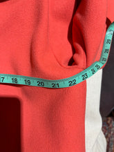 Load image into Gallery viewer, Anna Stisti Coral Peplum Coat Size M/L

