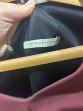 Load image into Gallery viewer, Victoria Beckham Runway Collection Wine and Coral Day Dress Size S

