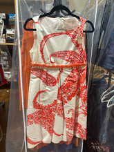 Load image into Gallery viewer, Giambattista Valli Couture Red Pattern Jewel Dress Size 8
