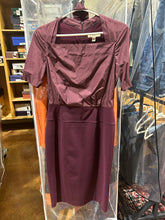 Load image into Gallery viewer, Vintage Burberry Burgundy Dress with Fox Belt Size S/M
