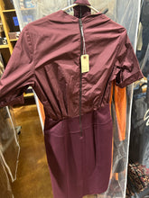 Load image into Gallery viewer, Vintage Burberry Burgundy Dress with Fox Belt Size S/M
