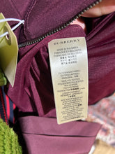 Load image into Gallery viewer, Vintage Burberry Burgundy Dress with Fox Belt Size S/M
