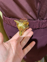 Load image into Gallery viewer, Vintage Burberry Burgundy Dress with Fox Belt Size S/M
