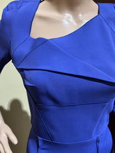 Load image into Gallery viewer, Roland Mouret Collection Made in England Electric Blue Knee Length Dress Size S
