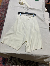 Load image into Gallery viewer, Cream Coloured Culottes with Buttons Size S
