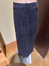 Load image into Gallery viewer, Max Studio Faux Suede Maxi Skirt Size 6
