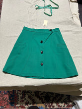 Load image into Gallery viewer, Proenza Schouler Emerald Green Asymmetrical Skirt Size 6
