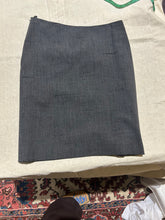 Load image into Gallery viewer, Jeans Excite Gray Wool Pencil Skirt Sparkle Decal Size 6
