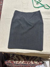 Load image into Gallery viewer, Jeans Excite Gray Wool Pencil Skirt Sparkle Decal Size 6
