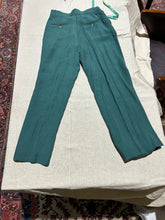 Load image into Gallery viewer, Zara Emerald Green Pleated Wide Leg Pants Size 6
