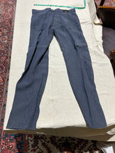 Load image into Gallery viewer, Hugo Boss Mens Cotton Navy Mid Rise Pants Size W/ 34
