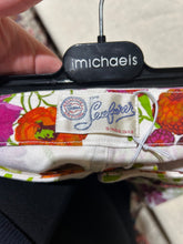 Load image into Gallery viewer, Vintage Seafarer Floral Denim Bell Bottom Jeans Size 6

