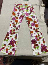 Load image into Gallery viewer, Vintage Seafarer Floral Denim Bell Bottom Jeans Size 6
