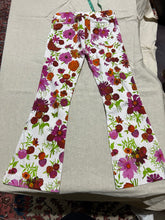 Load image into Gallery viewer, Vintage Seafarer Floral Denim Bell Bottom Jeans Size 6
