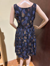 Load image into Gallery viewer, Prada Blue Floral Scoop Neck Day Dress Size 6 IT42
