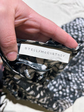 Load image into Gallery viewer, Stella McCartney Black and White Contrast 100% silk Honey Comb Dress Size 6

