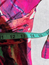 Load image into Gallery viewer, Vintage Roberto Cavalli Bold Bright Pink Patterned V Neck Size 6
