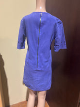 Load image into Gallery viewer, Victoria Victoria Beckham Purple 100% Suede Shift Dress US 6/ UK 10/ EU 38
