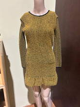 Load image into Gallery viewer, Burberry Prorsum Yellow Cashmere Sweater Mini Dress/ Top Size 6/ EU 38/ UK 10
