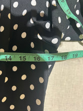 Load image into Gallery viewer, Michael Kors Collection Polka Dot Black Rouched Dress Size US 6

