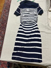 Load image into Gallery viewer, Vintage 2000s Jean Paul Gautier Sailor Nautical Collared Navy Dress US 10/ UK12
