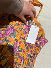 Load image into Gallery viewer, Caroline Constas Yellow Floral Bright Patterned Stretch Dress Size US M
