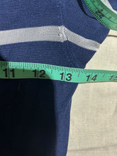 Load image into Gallery viewer, Temperley Vintage Temperley Navy Blue Striped Dress Size 6
