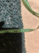 Load image into Gallery viewer, Lela Rose Sequin Green/ Blue Tank Top Size 4
