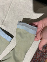 Load image into Gallery viewer, Zenobia Sage Green Cardigan with Sky Blue Trim Size 6
