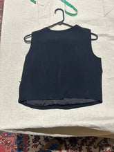 Load image into Gallery viewer, Moschino "Cheap and Chic" Black Scoop Neck Tank Top Size 6
