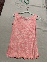 Load image into Gallery viewer, Zenobia Pink Patterned Scoop Neck Tank Top Size 8
