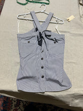 Load image into Gallery viewer, Derek Lam Halter Top with Pockets and Bow Size 6
