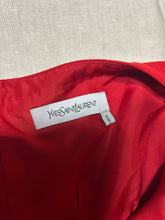 Load image into Gallery viewer, Yves Saint Laurent Cherry Red Boat Neck Sheath Dress Size IT 42/ US 6/ Eu 38
