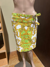 Load image into Gallery viewer, Vintage Y2K Versace Knee Length Skirt with Silver Hardware IT 42/ US 6
